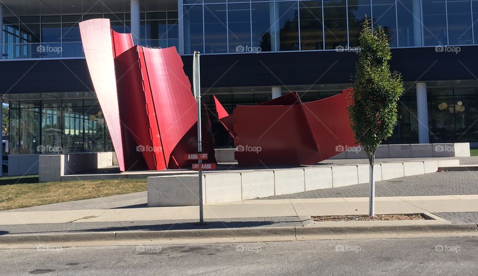 Artwork at Cedar Raids Library