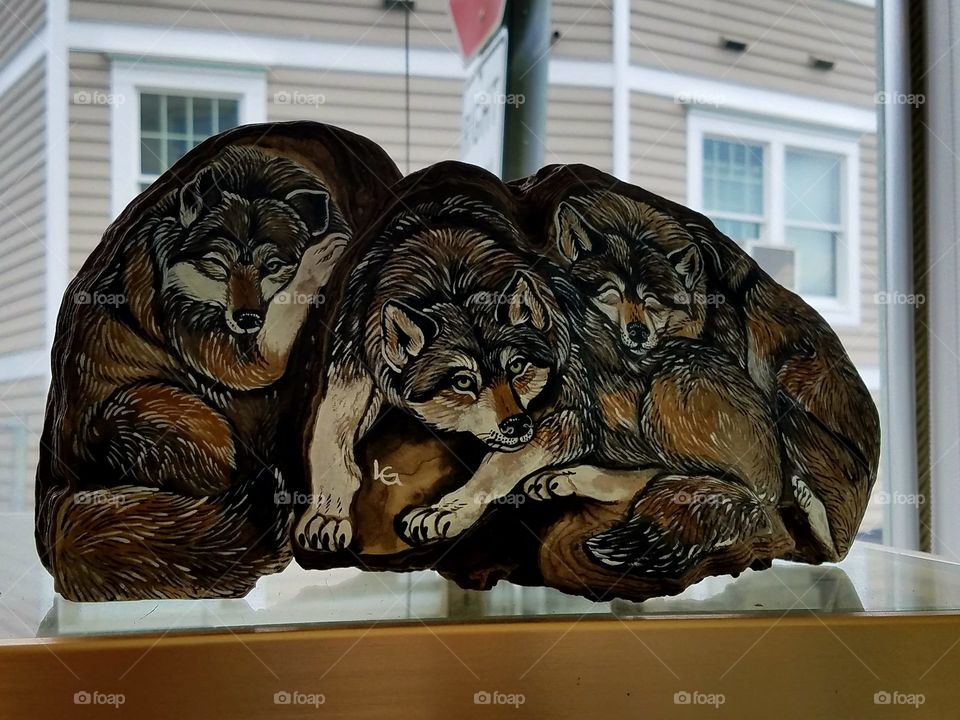 Alaska tree art