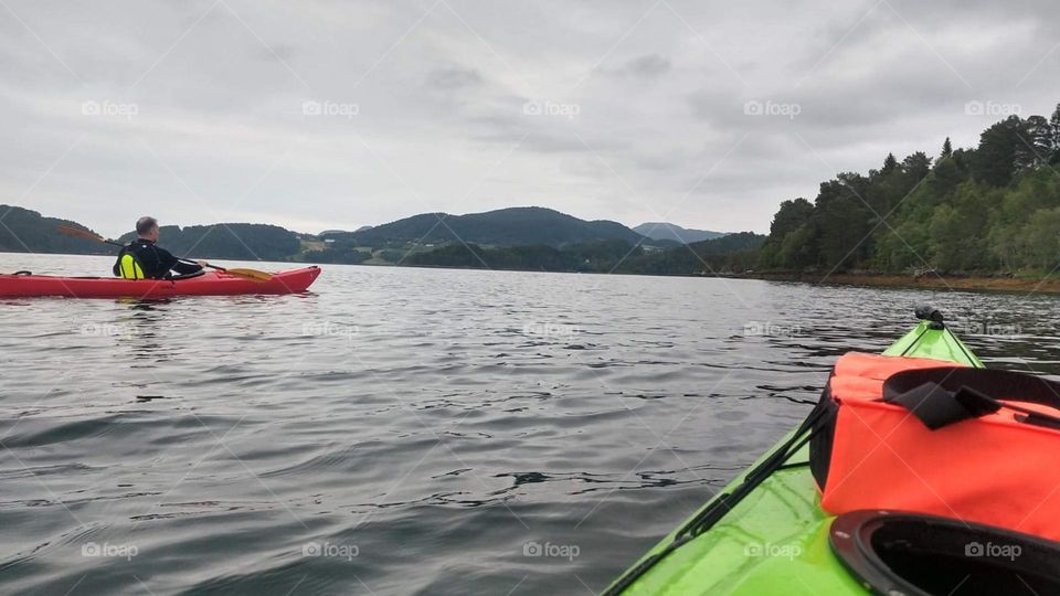 some time boat riding 
kayaking