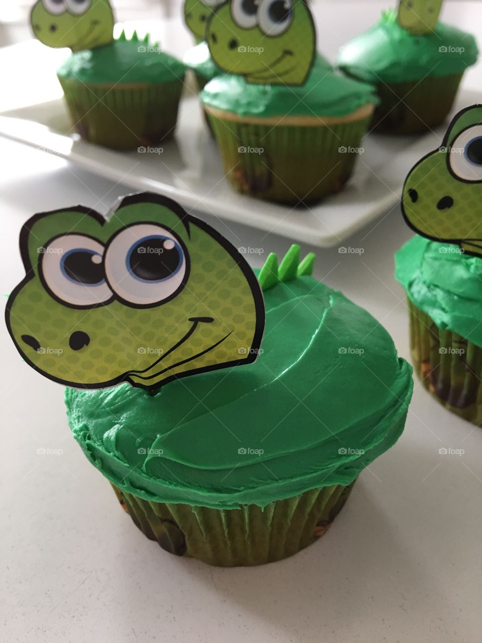 Dinosaur Cupcakes 