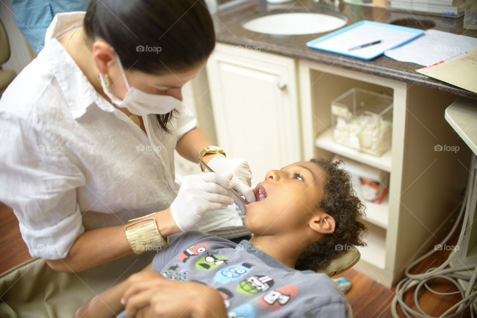 At the dentist