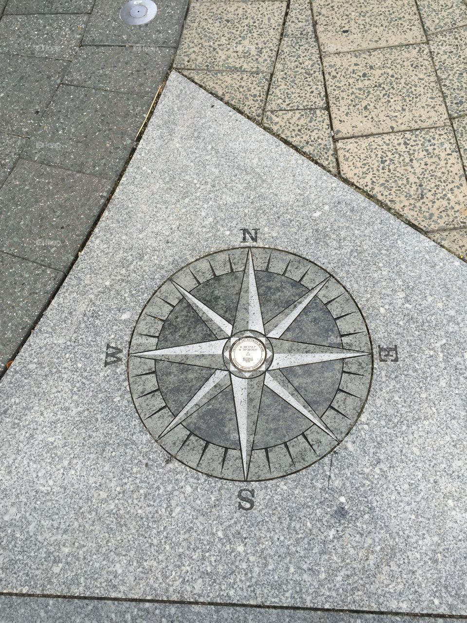 Sidewalk compass 