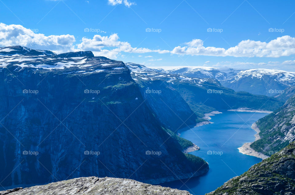 View from Trolltunga