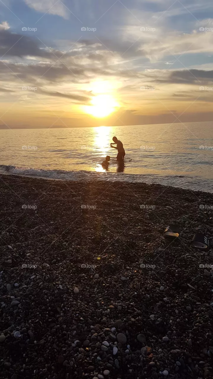 sea sunset