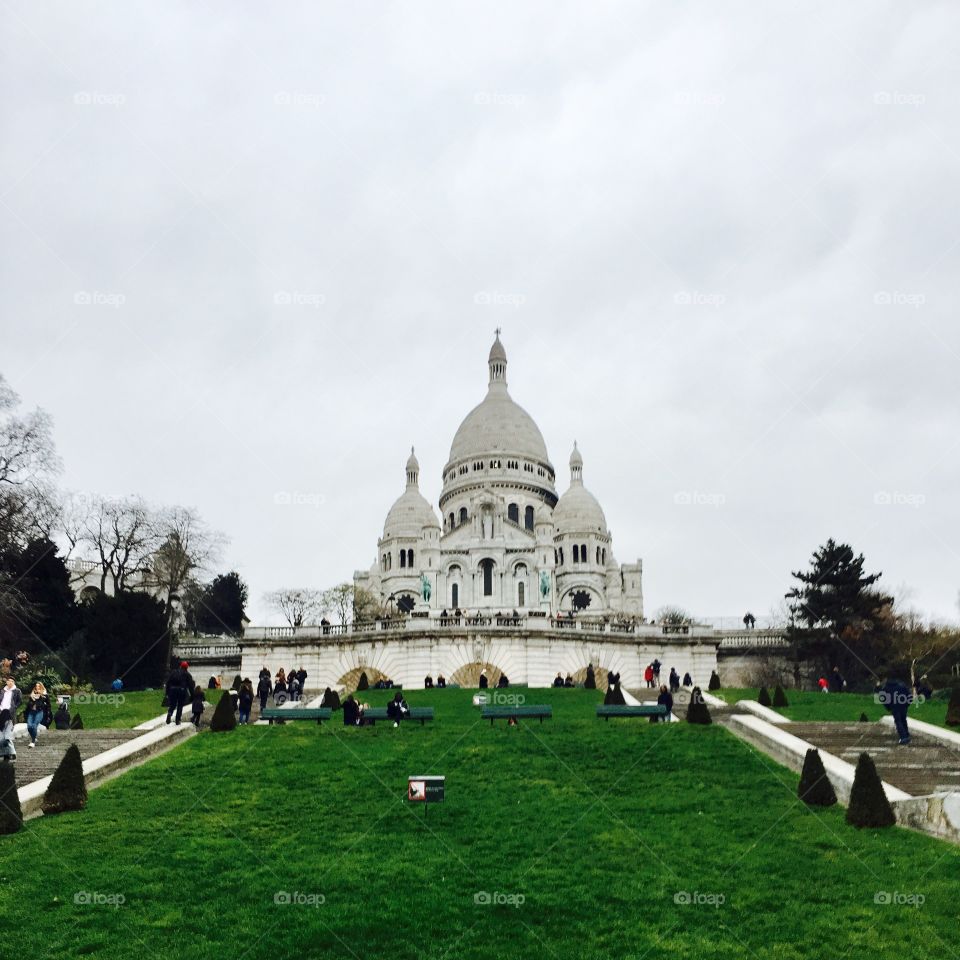 Sacre Coeur in Paris, France 