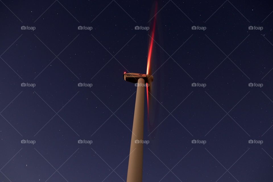nocturnal Wind Turbine
