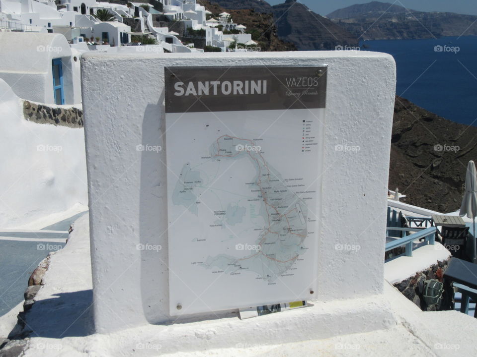 Santorini map 