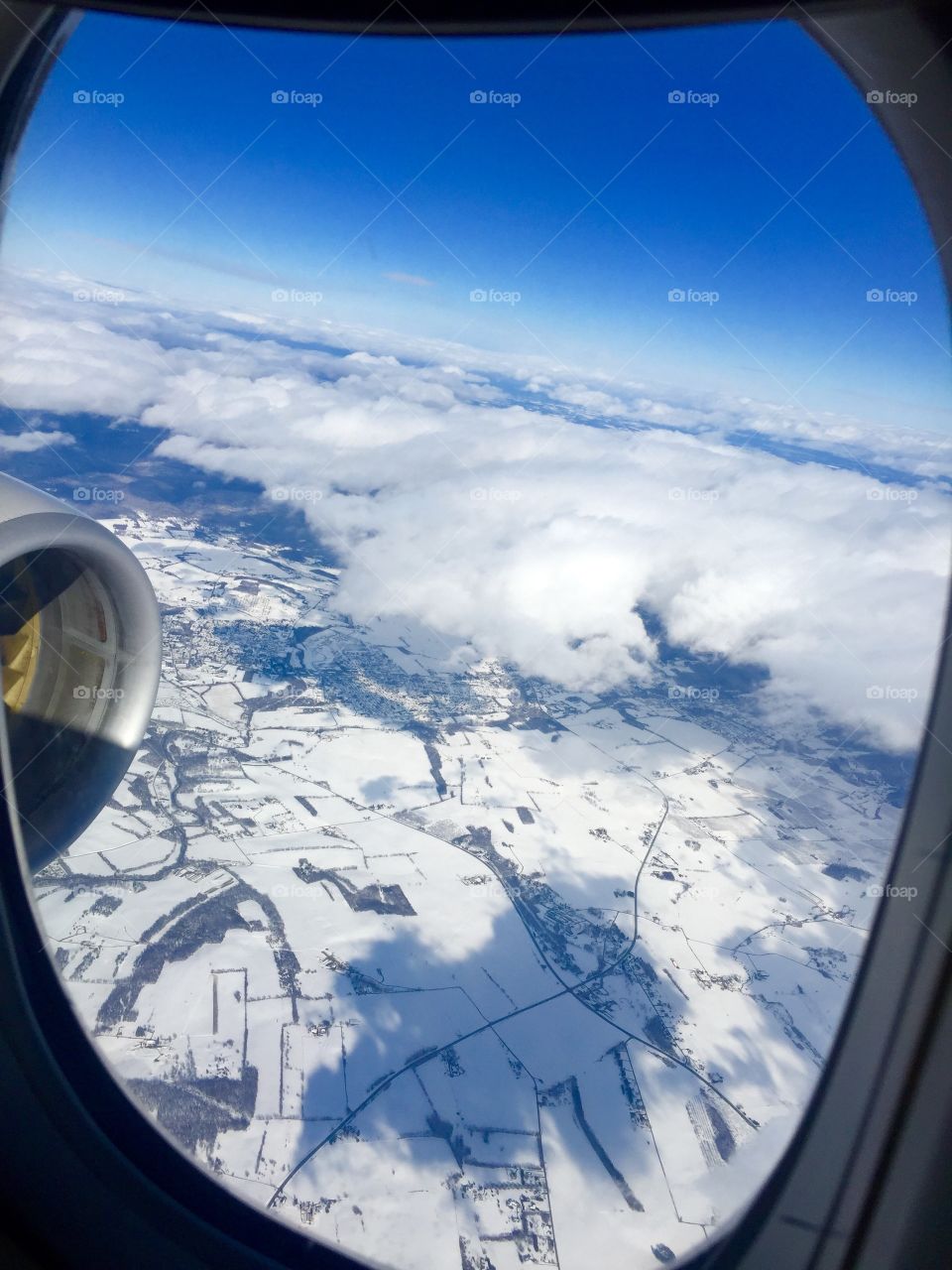 In Plane View: Italian Alps