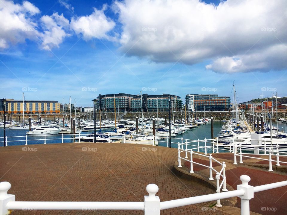 St helier bay, jersey. Channel Islands 