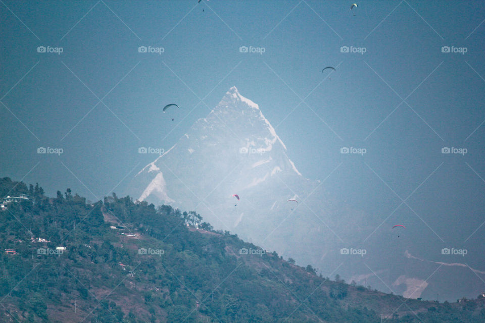 Mount Machapuchare, Pokhara, Nepal