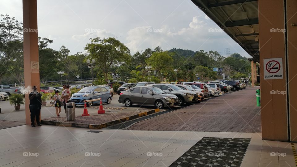 Carpark at AEON MALL SEREMBAN 2 satellite city of Seremban