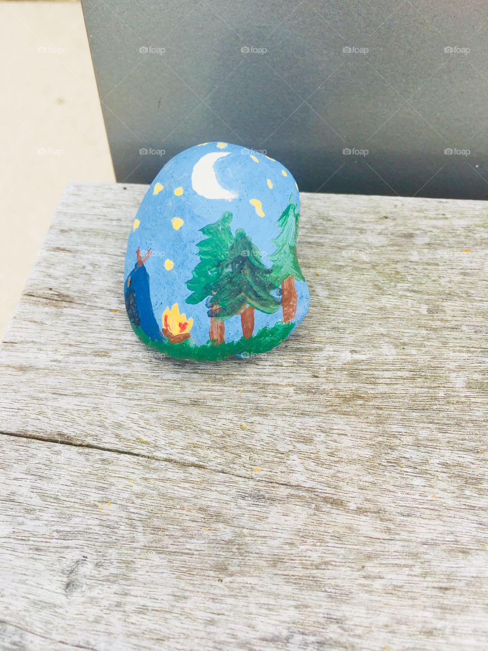Painted rock