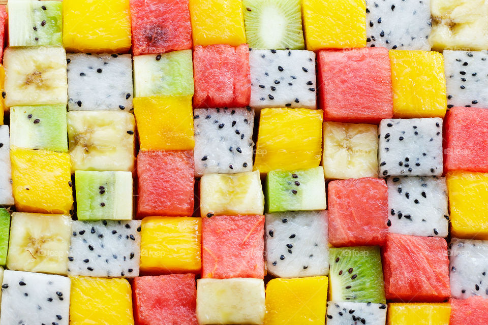 Fruit cubes