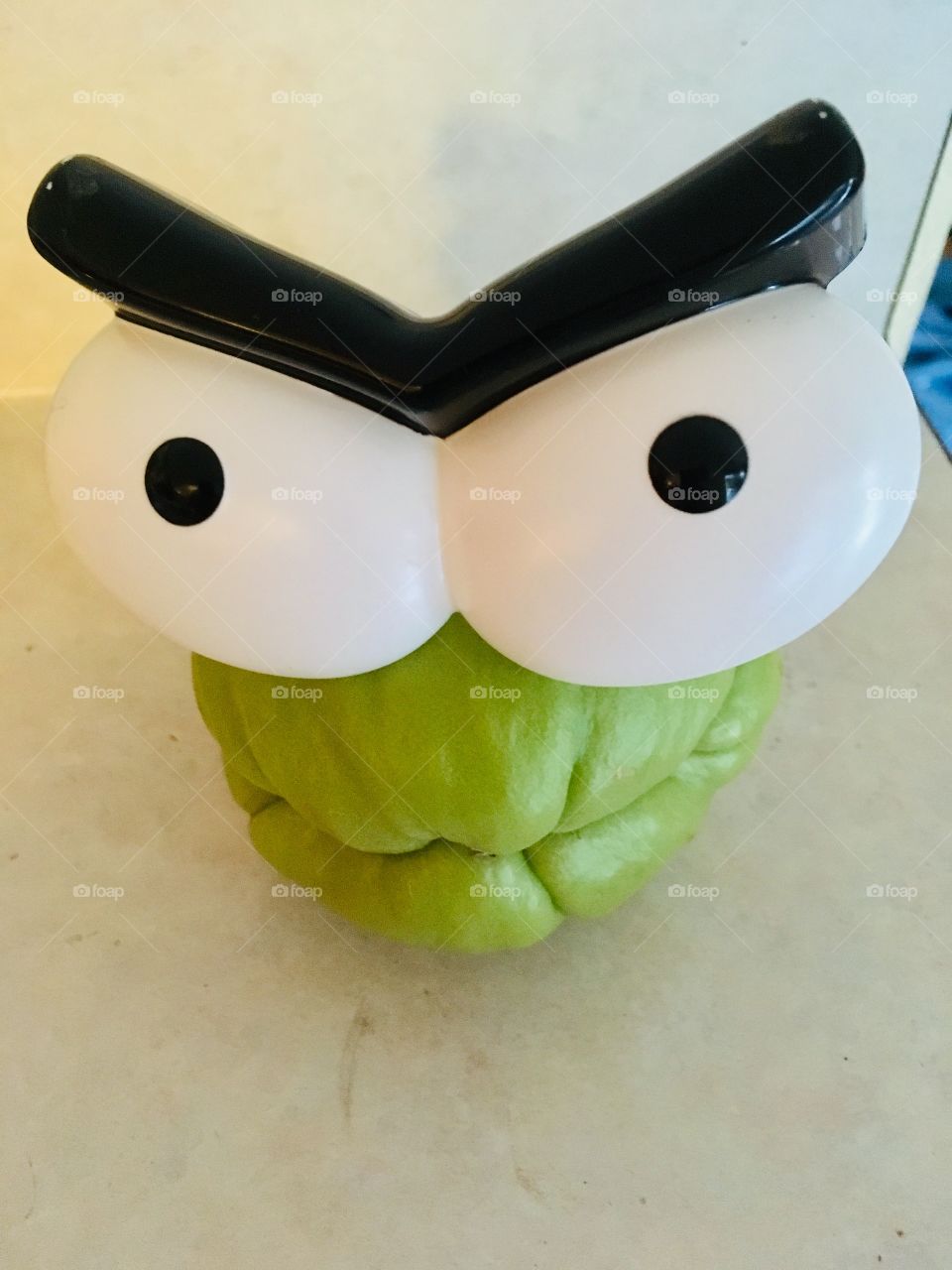 Chayote squash with giant eyes 👀