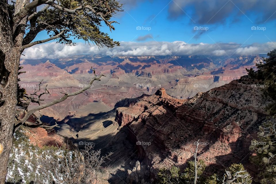 Grand canyon from above