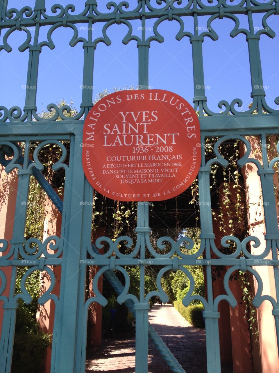 Villa of Yves Saint Laurent, Marrakech