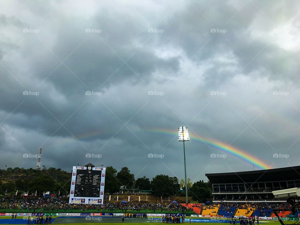 Rainbow on match day