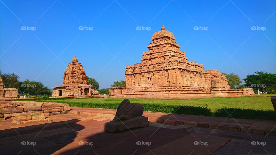 Pattadakal  - Chalukya art - Rock cut