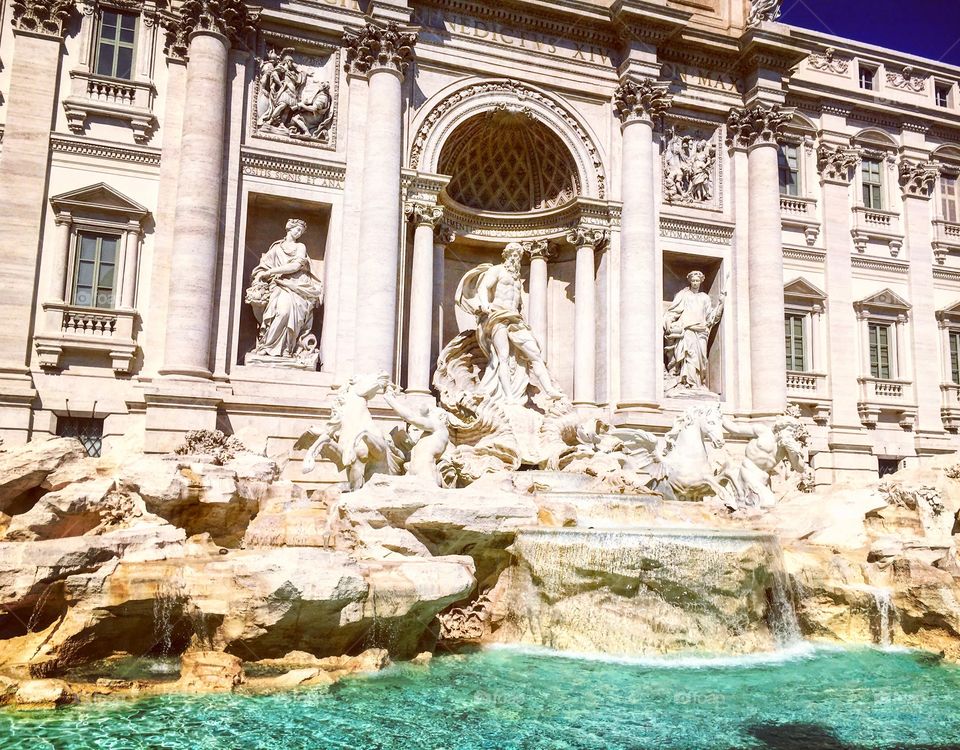 Tivoli fountain in Rome 