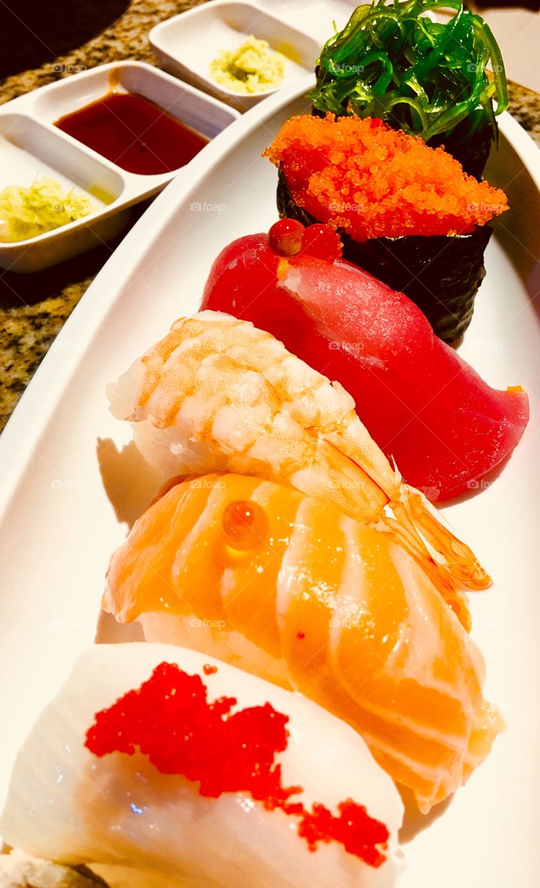 Colorful sushi 