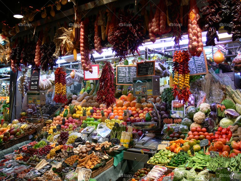 Market in Barcelona 