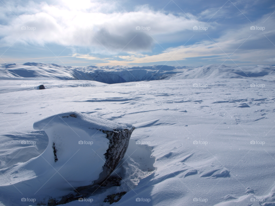 winter norway sky view by hslysne