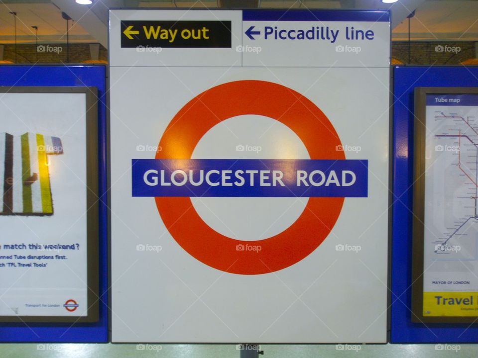 LONDON, ENGLAND THE GLOUCESTER ROAD STATION