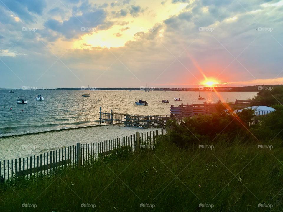 Sunset on Lewis Bay, Cape Cod
