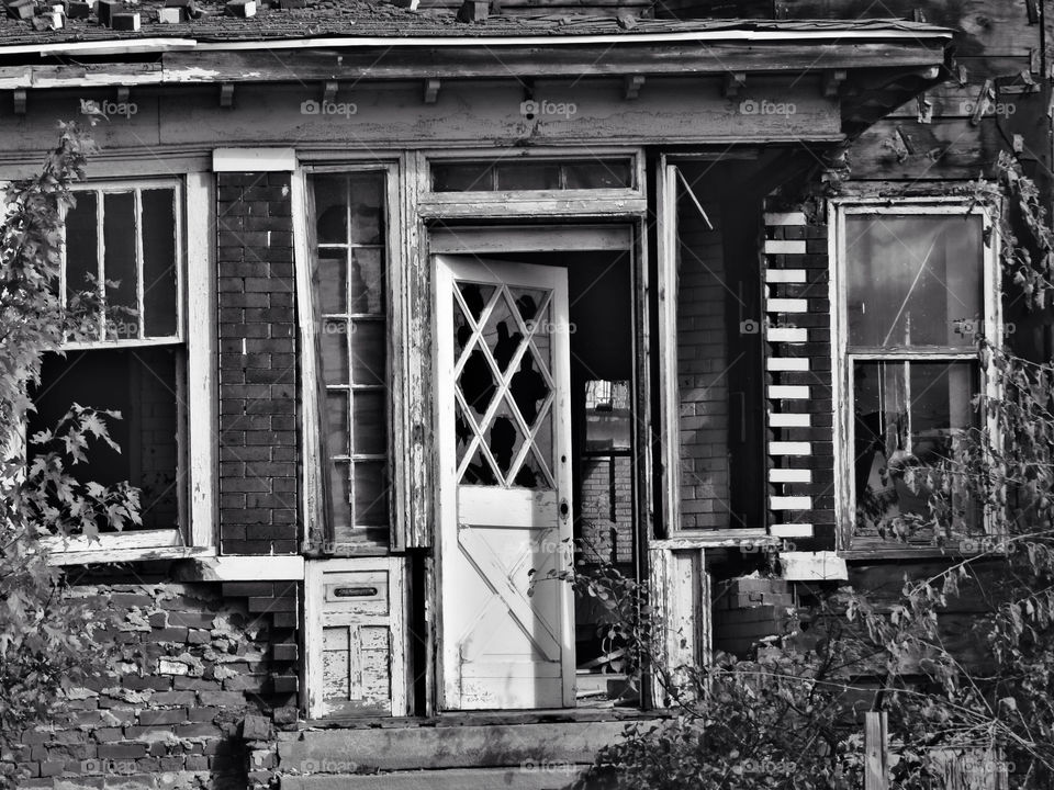 Abandoned house. Abandoned house