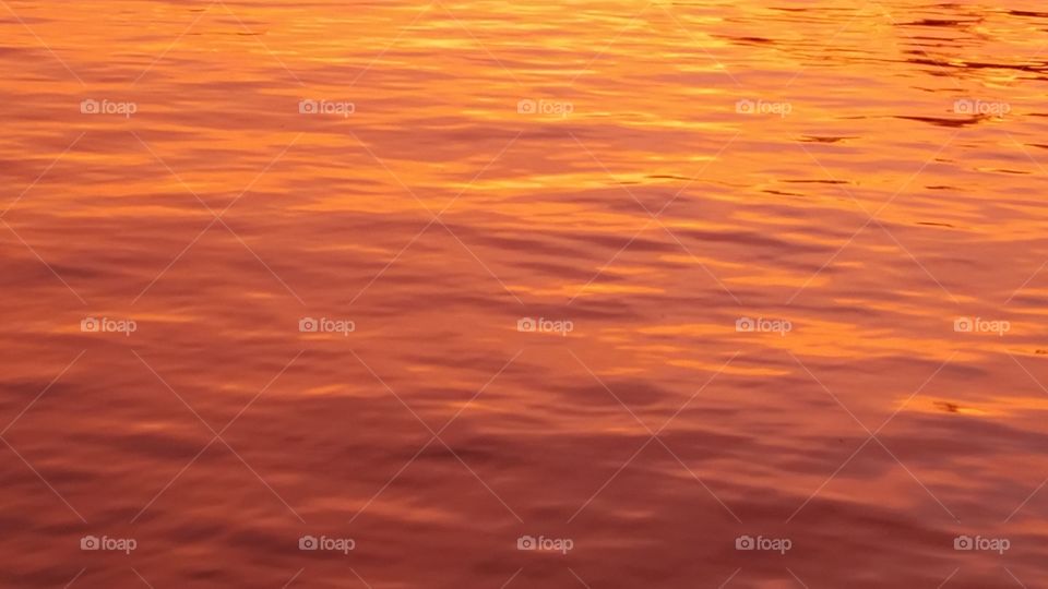 watery sunset