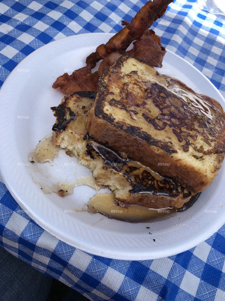 French Toast Camping Breakfadt