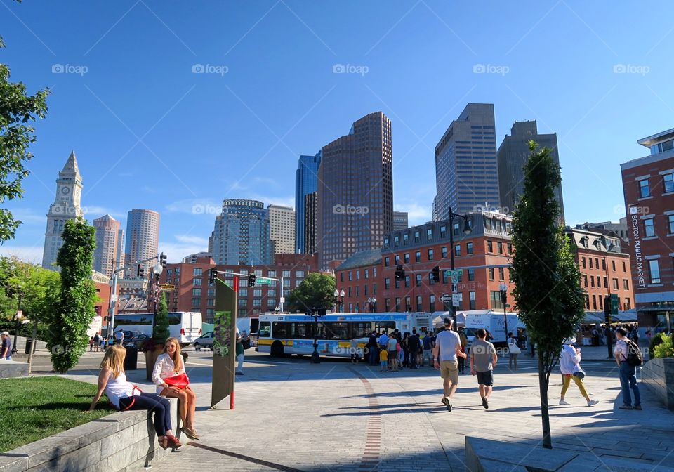 Boston city park 
