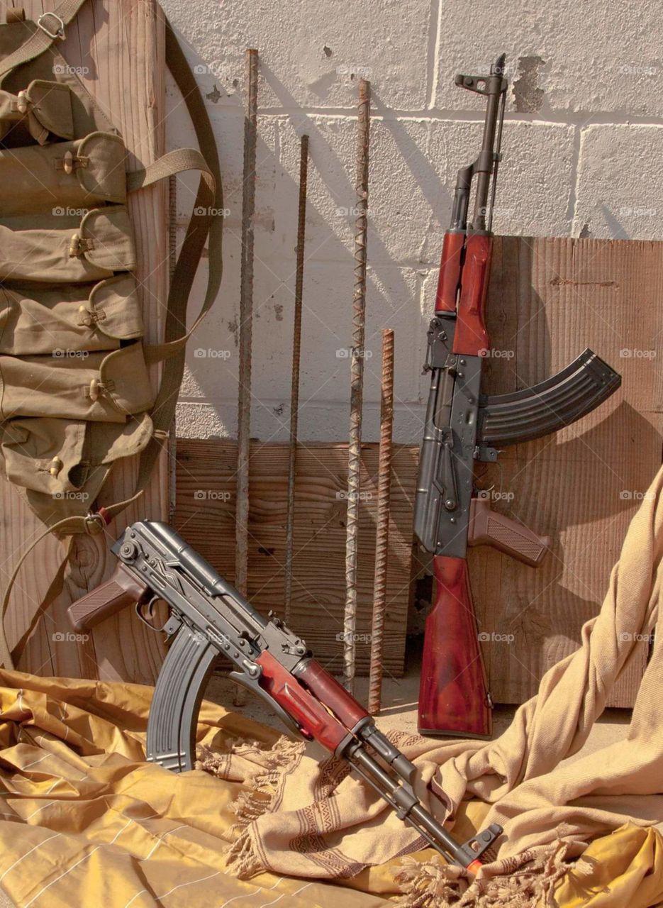 ak37 and ak74 rifles