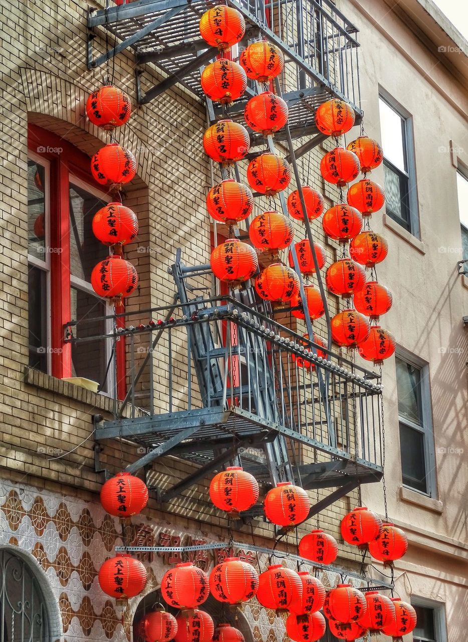 Chinese Red Paper Lanterns