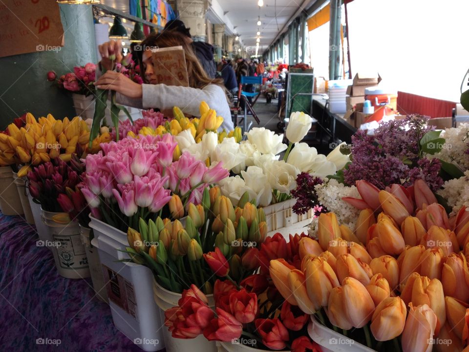 Spring at the Seattle Public Market