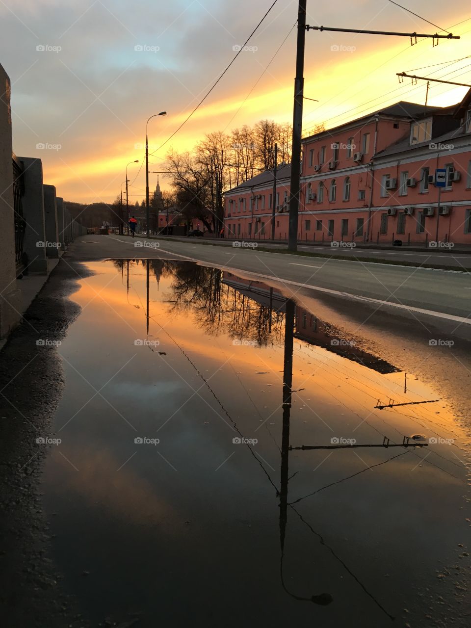 Sunset reflection 