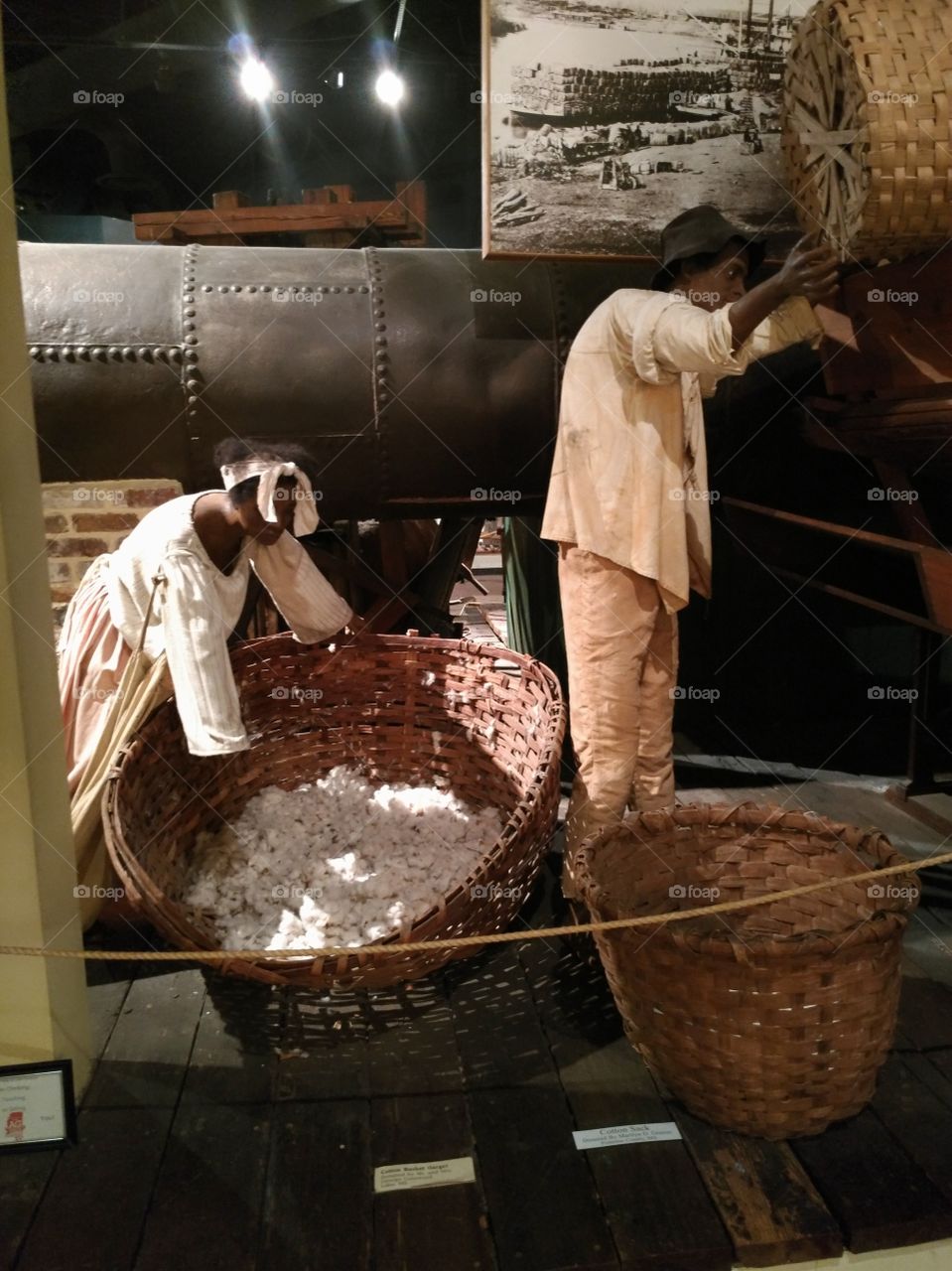 Museum Display - Cotton Gin