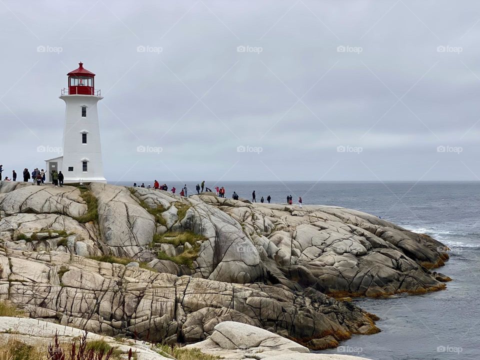 The lighthouse at Peggy’s Cove