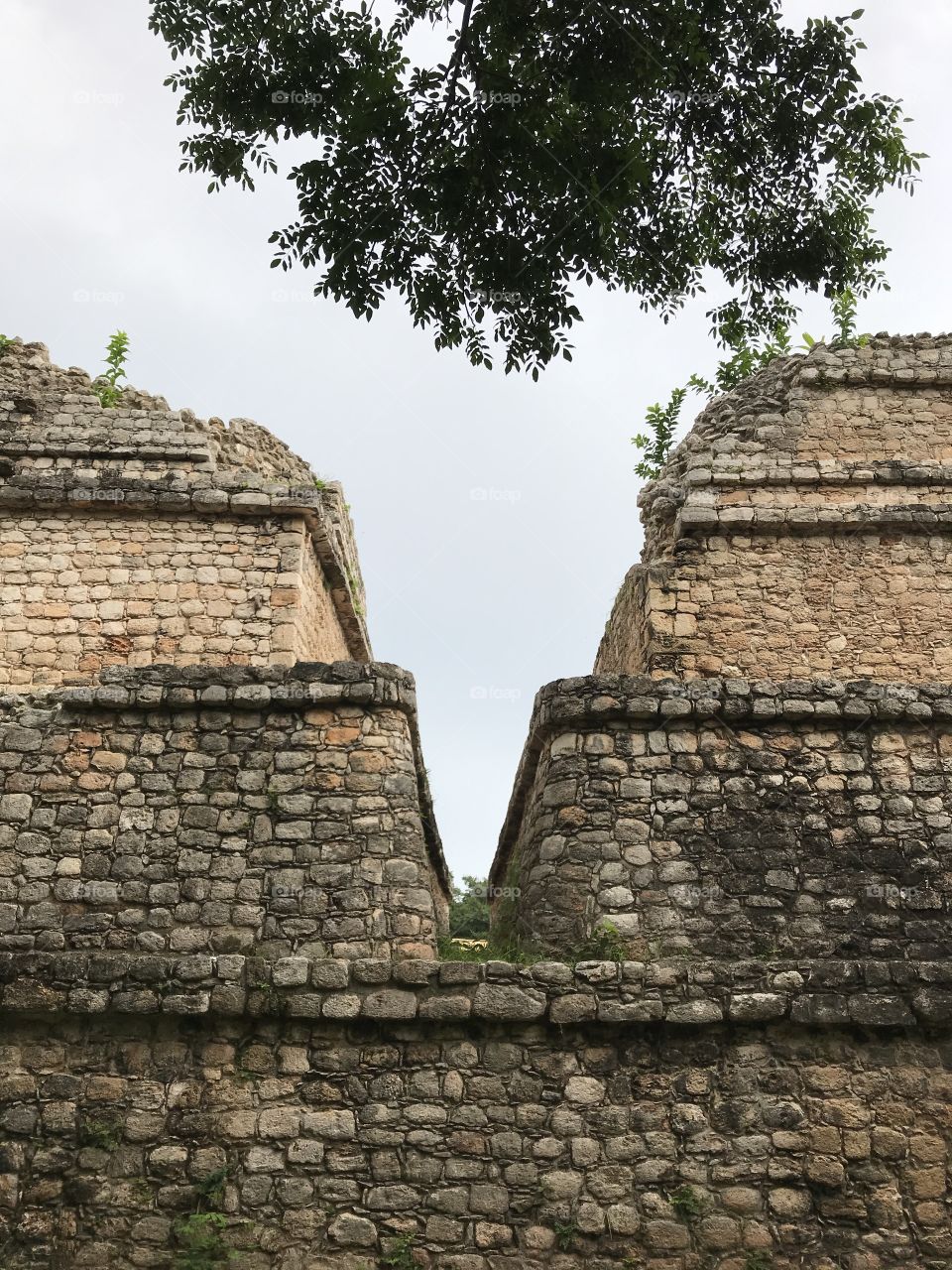 Ancient Mayan ruins in the Yucatán peninsula 