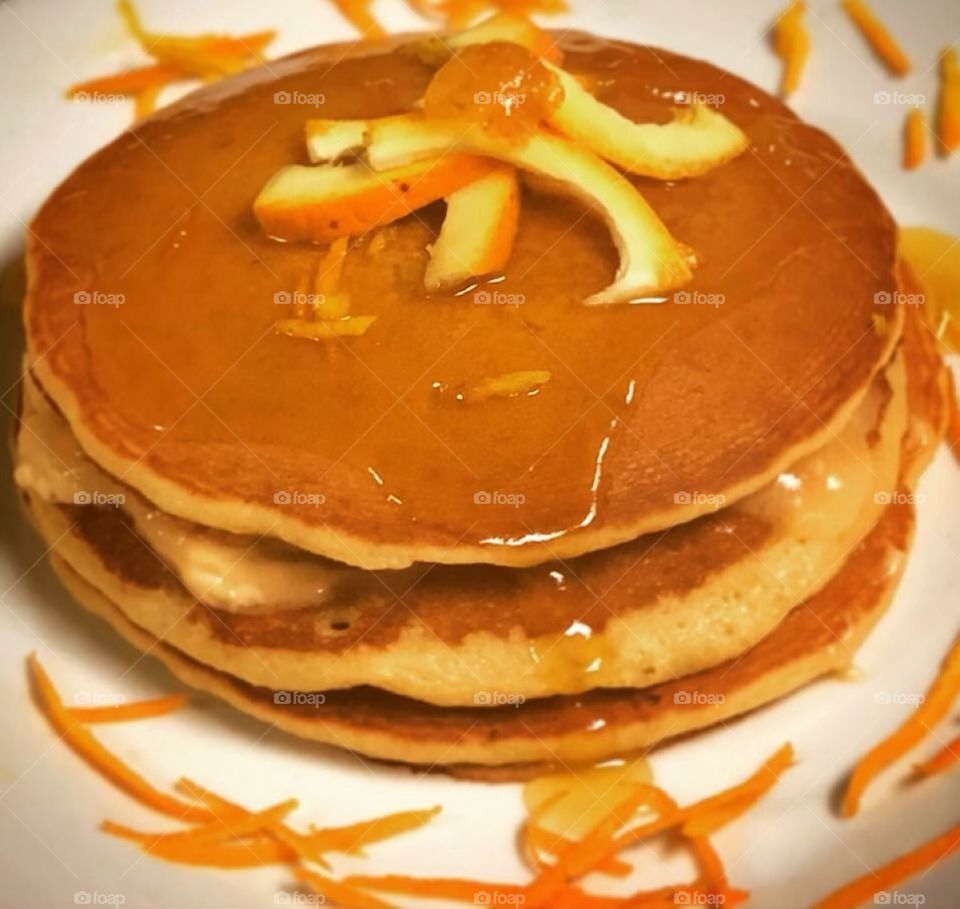 Orange Creamsicle Pancakes 