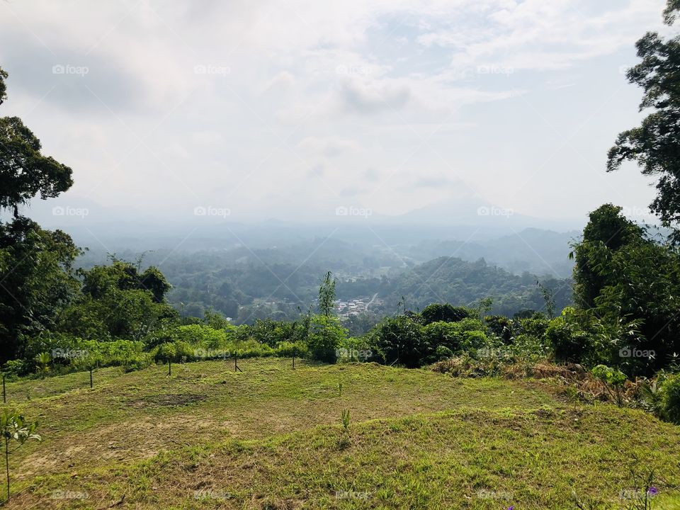 Hillside view of Bung Bratak, Bau, Sarawak