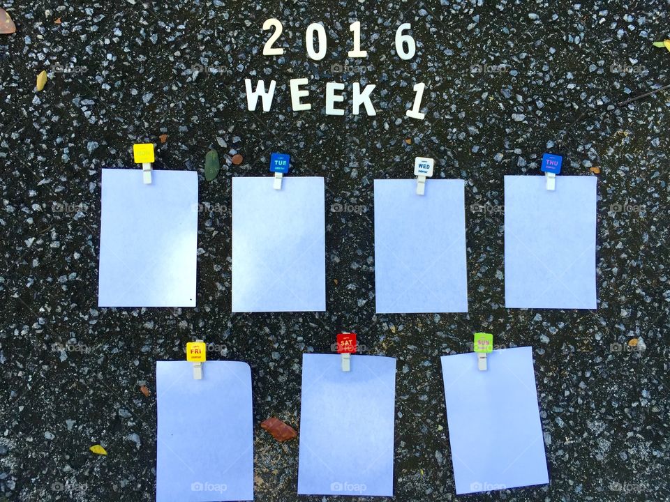 Planner concept week 1 2016