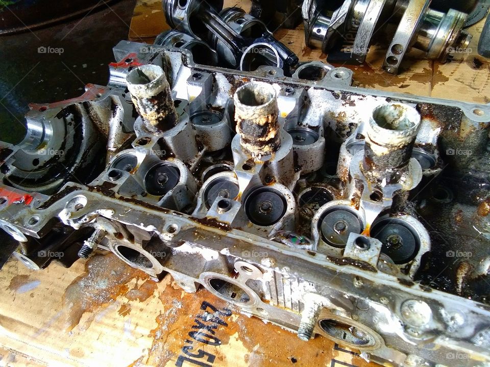 inside your engine car, this process we called overhaul. which mean servicing and replacing the component that degrading