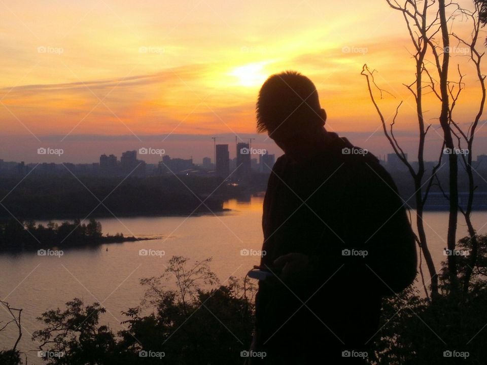 Catch beautiful sunset