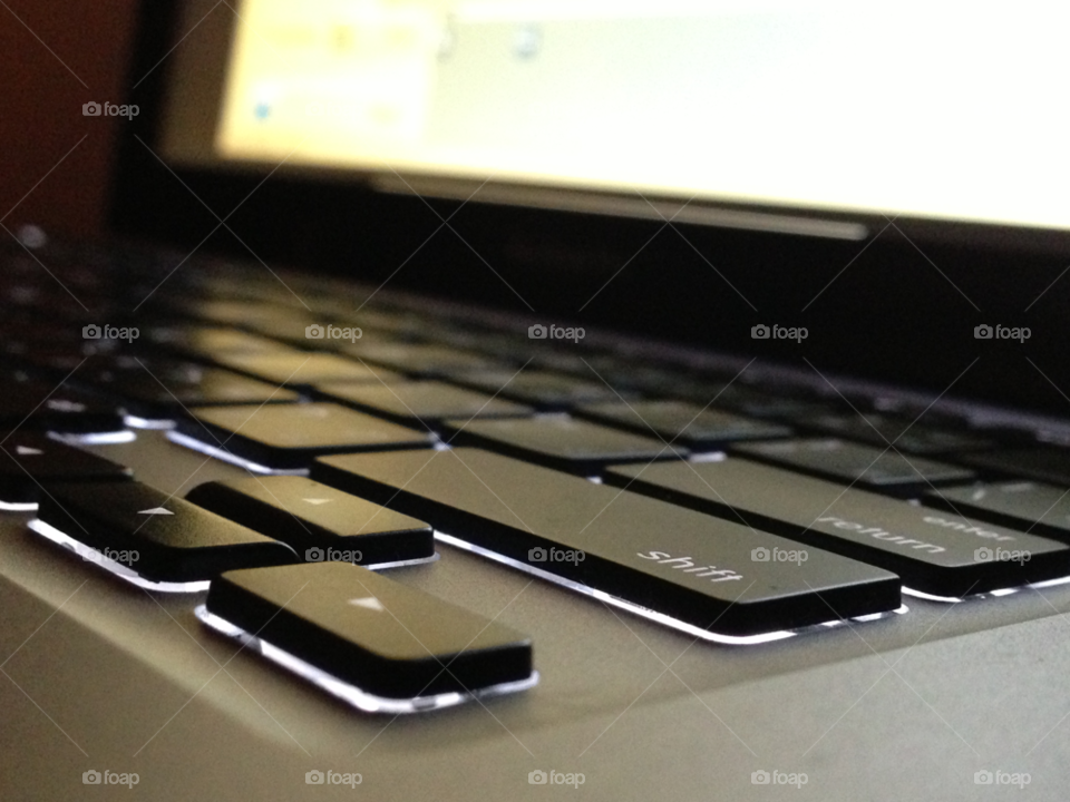 keyboard computer mac close up by jesperjfh