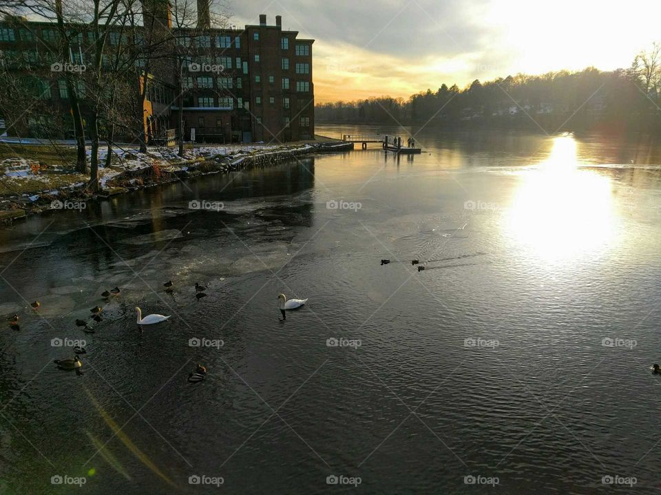 Sunset on the Charles