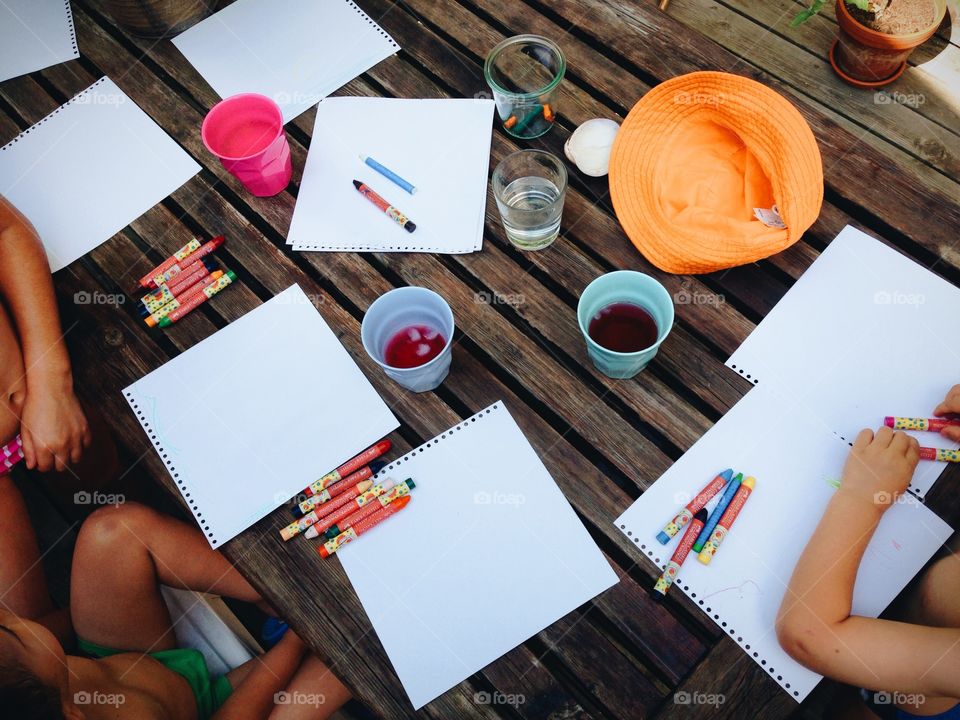 Laptop, Paper, Painting, Education, Table