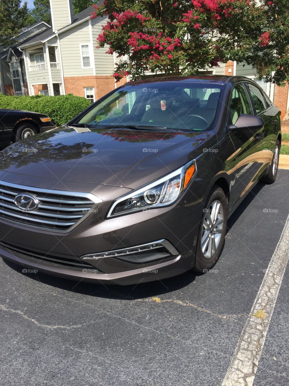 New car. A brand new car that I never thought I would ever have. 2015 Hyundai Sonata.