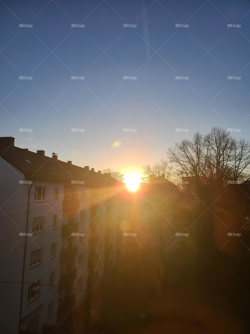 sunrise over the City