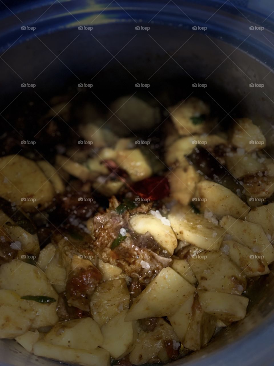 Edam vegetables with meat 🥔 🥩